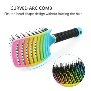 Sensory detangle hair brush